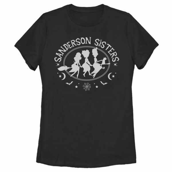 Women’s Hocus Pocus Sanderson Sisters Witch Broom T-Shirt