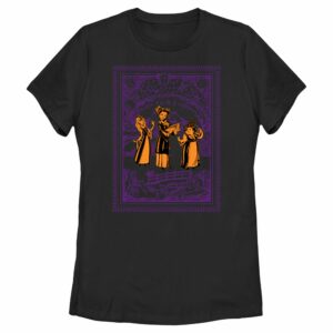 Women’s Hocus Pocus Vintage Witches Print T-Shirt