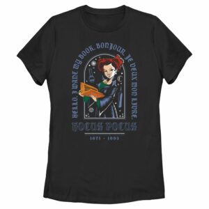 Women’s Hocus Pocus Winifred Want Book T-Shirt