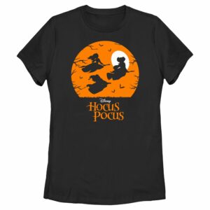 Women’s Hocus Pocus Witch Silhouette T-Shirt