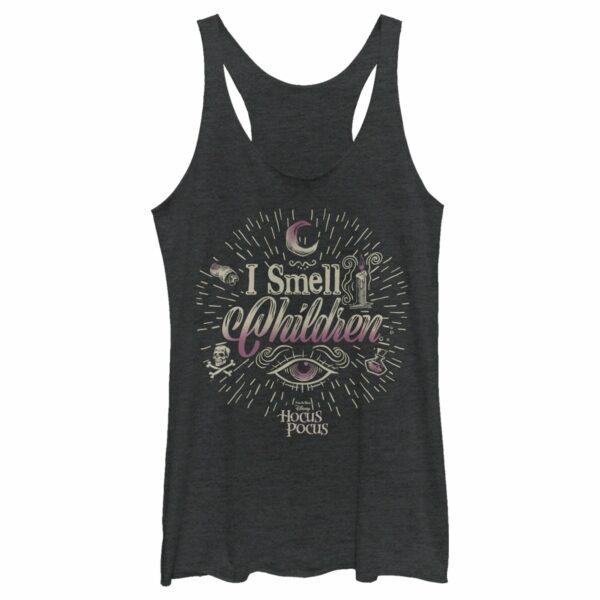 Women’s Hocus Pocus Witches Smell Children Racerback Tank Top