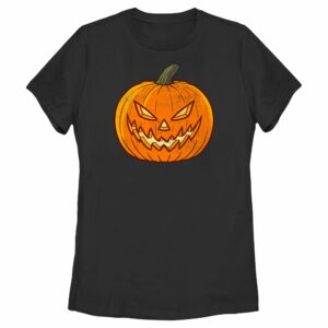 Women’s Lost Gods Halloween Evil Jack-O’-Lantern T-Shirt