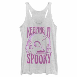 Women’s Lost Gods Halloween Keeping it Spooky Racerback Tank Top