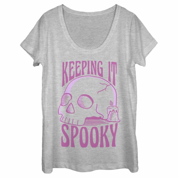 Women’s Lost Gods Halloween Keeping it Spooky Scoop Neck