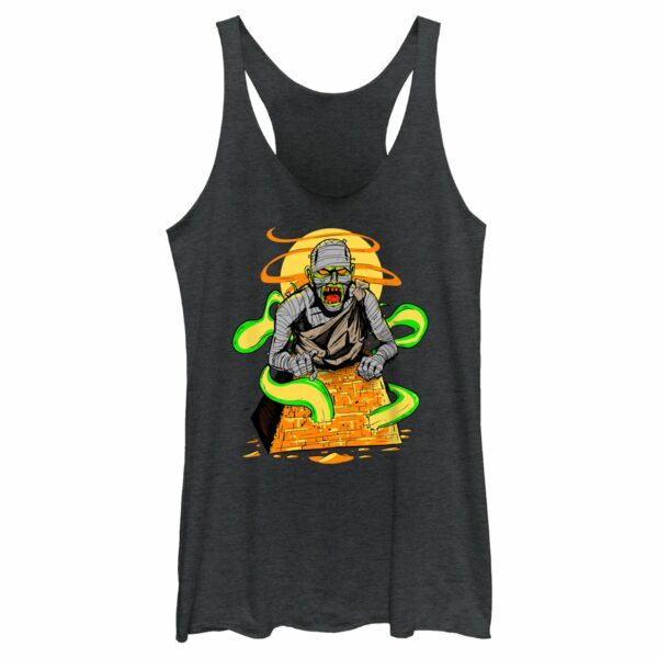 Women’s Lost Gods Halloween Mummy Scene Racerback Tank Top