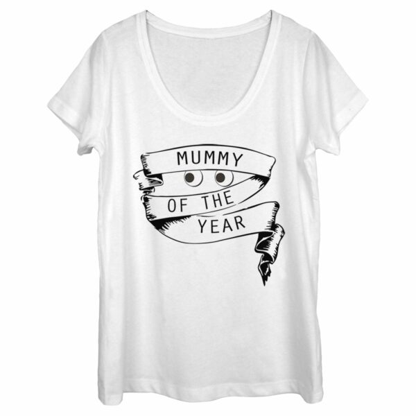 Women’s Lost Gods Halloween Mummy of the Year Scoop Neck