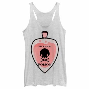 Women’s Lost Gods Halloween Pick Your Poison Racerback Tank Top