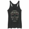 Women’s Lost Gods Halloween Sugar Skull Racerback Tank Top
