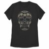 Women’s Lost Gods Halloween Sugar Skull T-Shirt