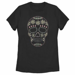 Women’s Lost Gods Halloween Sugar Skull T-Shirt