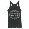 Women’s Lost Gods Halloween The Witch Is In Cats Racerback Tank Top