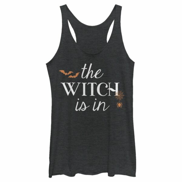 Women’s Lost Gods Halloween The Witch Is In Racerback Tank Top