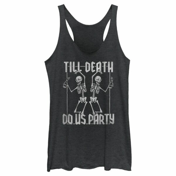 Women’s Lost Gods Halloween Till Death Do Us Party Racerback Tank Top