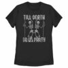 Women’s Lost Gods Halloween Till Death Do Us Party T-Shirt