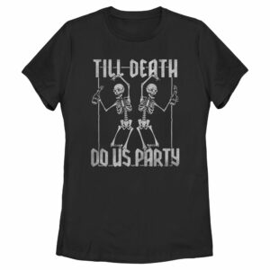 Women’s Lost Gods Halloween Till Death Do Us Party T-Shirt