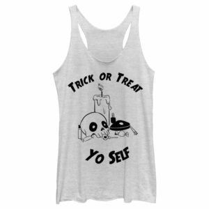 Women’s Lost Gods Halloween Trick Or Treat Yourself Racerback Tank Top