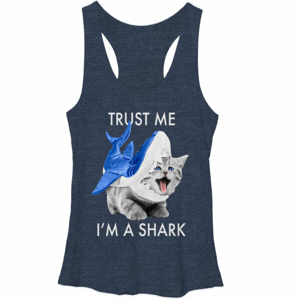 Women’s Lost Gods Trust Me I’m a Shark Racerback Tank Top