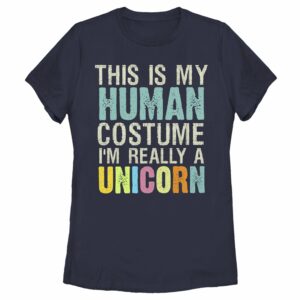 Women’s Lost Gods Unicorn in Human Costume T-Shirt