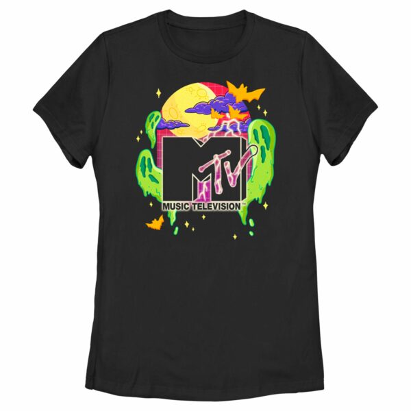 Women’s MTV Colorful Halloween Logo T-Shirt