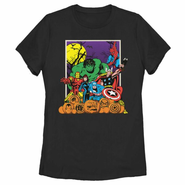 Women’s Marvel Halloween Avengers Scene T-Shirt