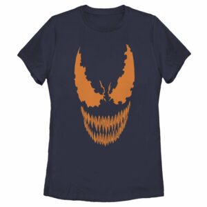 Women’s Marvel Halloween Venom Scary Face Costume T-Shirt