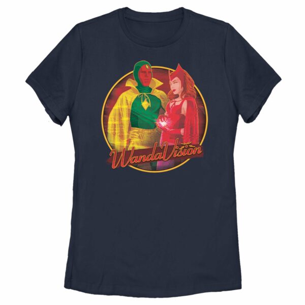 Women’s Marvel WandaVision Halloween Wanda and Vision T-Shirt