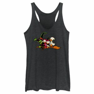 Women’s Mickey & Friends Halloween Huey Dewy and Louie Racerback Tank Top