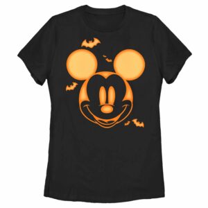 Women’s Mickey & Friends Halloween Pumpkin Face T-Shirt