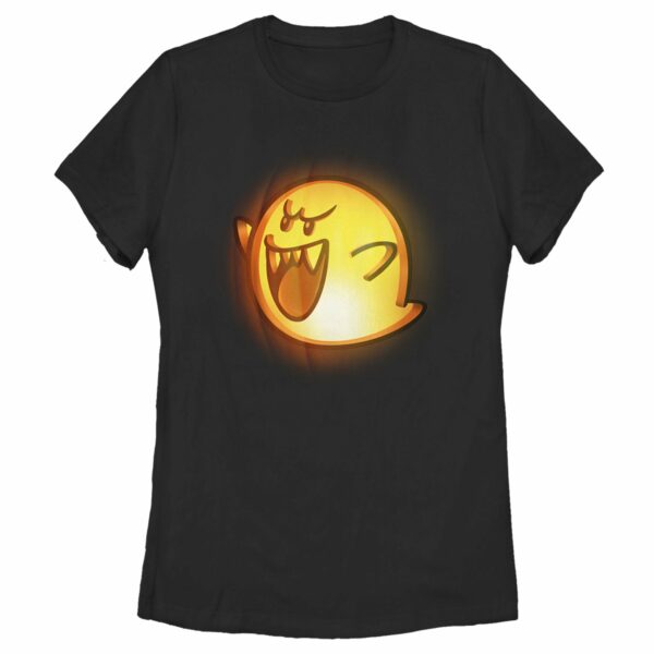 Women’s Nintendo Halloween Boo Pumpkin T-Shirt