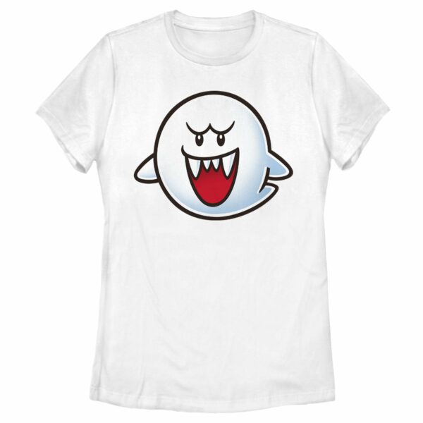 Women’s Nintendo Mario Boo Ghost Smile T-Shirt