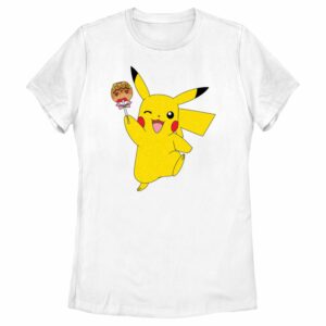 Women’s Pokemon Halloween Pikachu Caramel Apple T-Shirt