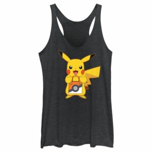 Women’s Pokemon Halloween Pikachu Trick-or-Treat Racerback Tank Top