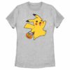 Women’s Pokemon Halloween Trick-or-Treating Pikachu T-Shirt