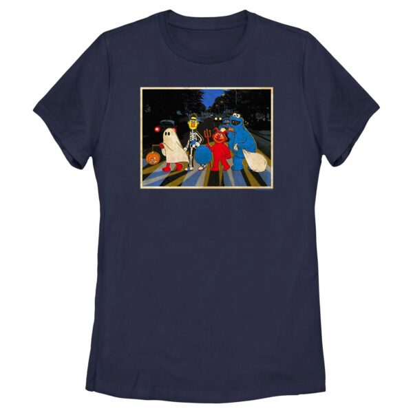 Women’s Sesame Street Halloween Abbey Road T-Shirt