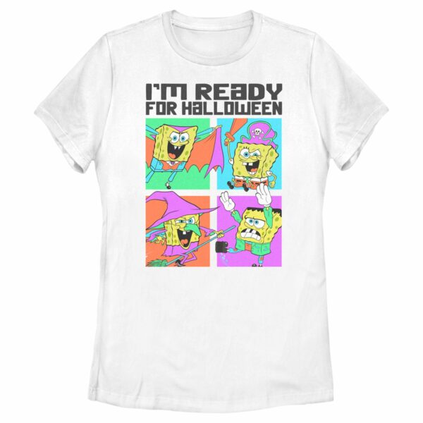 Women’s SpongeBob SquarePants I’m Ready for Halloween T-Shirt