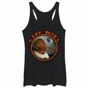 Women’s Star Wars Ackbar Halloween It’s a Trick Racerback Tank Top