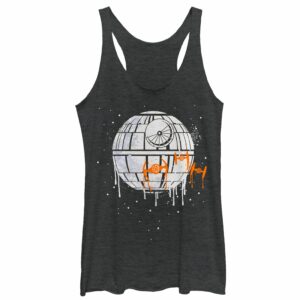 Women’s Star Wars Halloween Death Star Drip Racerback Tank Top