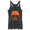 Women’s Star Wars Halloween Vader Helmet Spray-Paint Racerback Tank Top