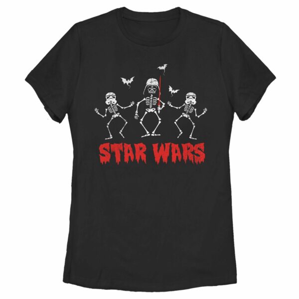 Women’s Star Wars Halloween Vader Skeletons T-Shirt