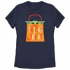 Women’s Star Wars The Mandalorian Halloween Grogu Trick or Treat Bag T-Shirt