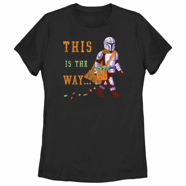 Women’s Star Wars The Mandalorian Halloween This is the Way Treats T-Shirt