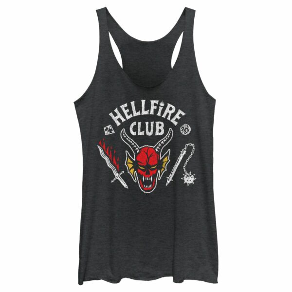 Women’s Stranger Things Hellfire Club Costume Racerback Tank Top