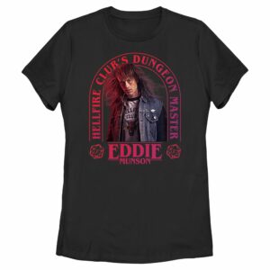 Women’s Stranger Things Hellfire Club Dungeon Master Eddie T-Shirt