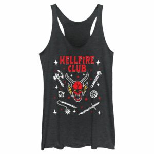 Women’s Stranger Things Hellfire Club Icon Racerback Tank Top