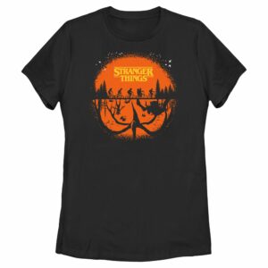 Women’s Stranger Things Two Planes Collide T-Shirt