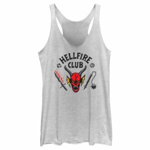 Women’s Stranger Things Welcome to the Hellfire Club Racerback Tank Top