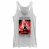 Women’s Stranger Things White Hellfire Club Rockstar Eddie Munson Racerback Tank Top