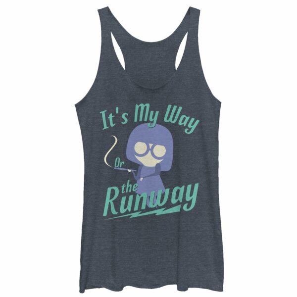 Women’s The Incredibles 2 Edna Mode My Way Racerback Tank Top