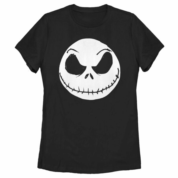 Women’s The Nightmare Before Christmas Halloween Jack Skellington Big Face T-Shirt