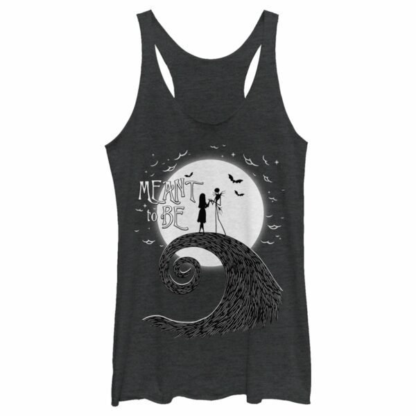 Women’s The Nightmare Before Christmas Halloween Jack Skellington Sally Meant to Be Racerback Tank Top